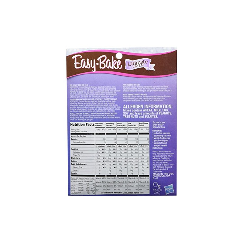 Easy-Bake Ultimate Oven Red Velvet and Strawberry Cakes Refill Pack