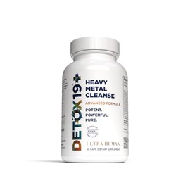 Ultra Human Daily Wellness Support – Heavy Metal Detox Cleanse, with Zeolite, Shilajit, Organic Greens, NAC. Supports Daily Detox & Immune System - (60 Capsules)