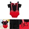 Short Sleeve Cartoon Baby Bodysuit Playsuit Funny Toddler Infant Jumpsuit（90