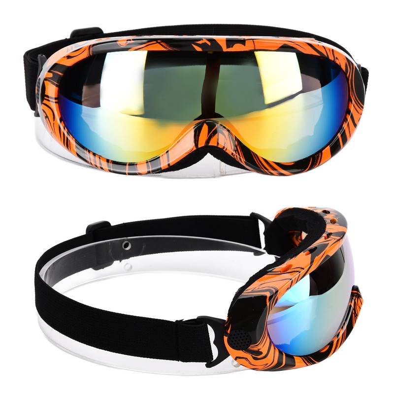 Single Layer Professional Ski Goggles Windproof Outdoor Riding UV Protection