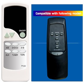 Replacement Remote Control for Pyle PT1100 PT3300 PRTPT1100RMT Power Amplifier