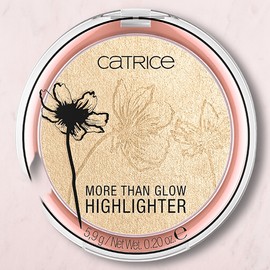 Catrice More Than Glow Powder Highlighter 5.9g, 010 Ultimate Platinum Glaze, 1 piece / 캐트리스 모어 댄 글로우 가루 하이라이터 5.9g, 010 얼티매트 플래티늄 글레이즈, 1개