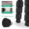 Rigych 6 PCS Rubber Tripod Foot Spike, 3/8”-16 Thread Anti-Slip