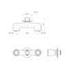 SANEI JB13A-13 Duplex Socket