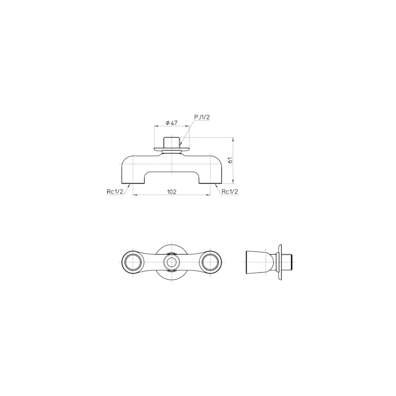 SANEI JB13A-13 Duplex Socket