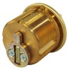 Ilco 7161TK2-03 Polished Brass 1" Mortise Turn Knob Cylinder