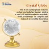 Home Genie Crystal Globe | Premium Quality Crystal Sphere |