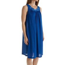 Shadowline Women's Petals 40 Inch Sleeveless Waltz Gown, Sea Foam, Medium