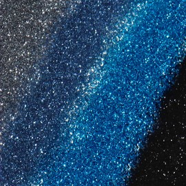 Laza Ultra Fine Glitter Powder, 4 Colors 320ml Craft Glitter Sequins, PET Extra Fine Glitter for Ocean Resin, Nail Arts, Epoxy Tumbler, Decoration, Weddings, Card, Flowers, Scrapbooking - Blue Black