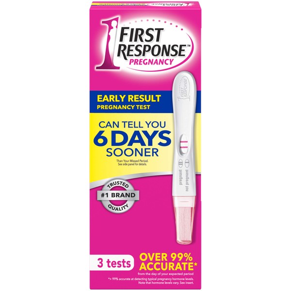 First Response Comfort Sure Design, Curved Pregnancy Test 3 Ea ( Pack of 2)