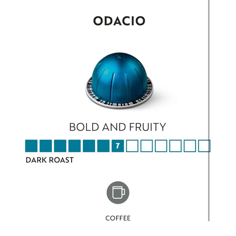 Nespresso Capsules Vertuo, Odacio, Medium Roast Coffee Pods 50ct Best