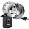 iPower 4 Inch 100 CFM Booster Fan Inline Duct Vent
