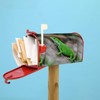Green Lizard Print Magnetic Mailbox Cover,Mailbox Decorations for Outside,Christmas Mailbox
