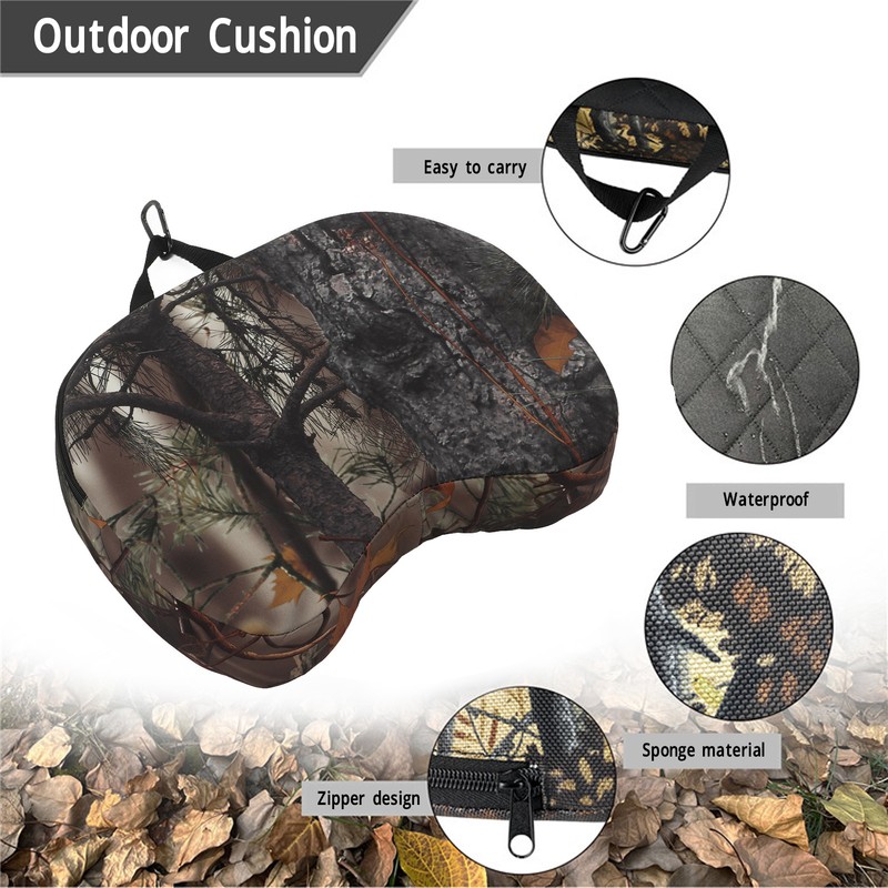 Outdoor Cushion Waterproof Soft Comfortable Thickening Irregular Stadium Cushion Pad