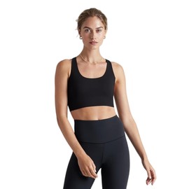 Rhone Sports Bras for Women - Revive Women's Bra - High Support, 4-Way Stretch, Wirefree, Anti-Odor, Removable Cups - Black - M