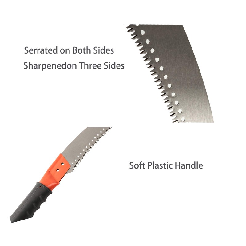 HOSKO 7.5FT Pole Saw for Tree Trimming, Long Extension Pruning