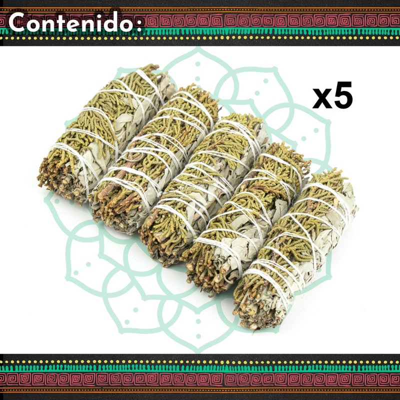MUT22 5 Sage and Juniper 10cm Premium Californian, 100% Natural