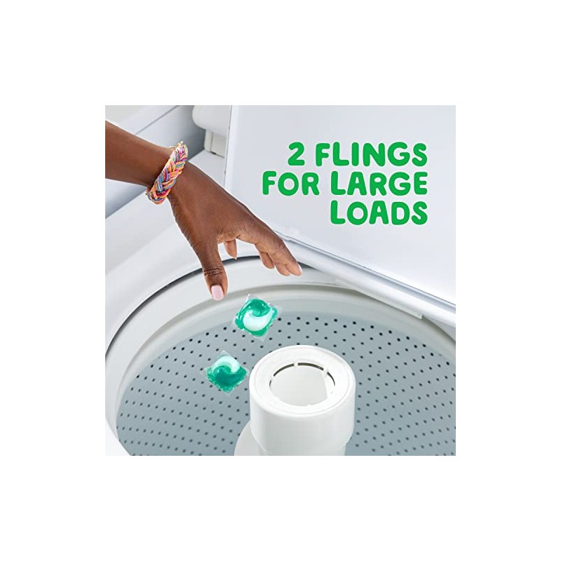 Gain flings Laundry Detergent Soap Pacs, HE Compatible, Long Lasting