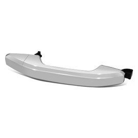 Auto Dynasty Factory Style Rear Door Pull Handle Compatible with Chevy Silverado GMC Sierra 1500 Crew Cab 2014-2018, Driver or Passenger Side, Chrome