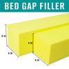 Bed Gap Filler, High Density Foam Mattress Extender for Headboard/Wall