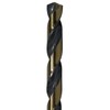 Drill America 1/4" High Speed Steel Black & Gold KFD