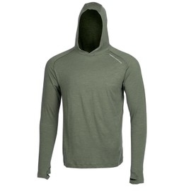 Eberlestock Lochsa Merino Hoody, Enhanced Sun Protection, 180 GSM, Loden, Large