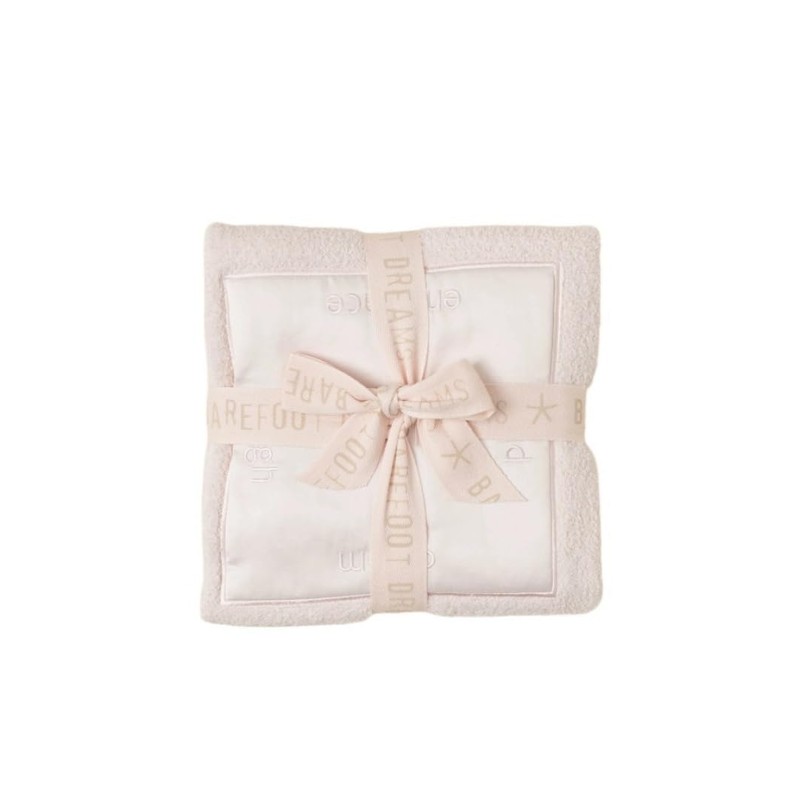 Barefoot Dreams® CozyChic® Satin Trim Receiving Blanket, Pink, 30"x40"