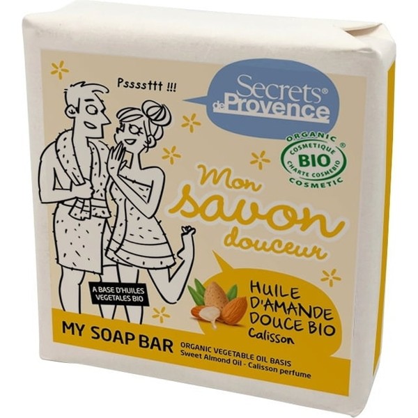 Secrets de Provence Mild Soap with Almond Oil, 100 g