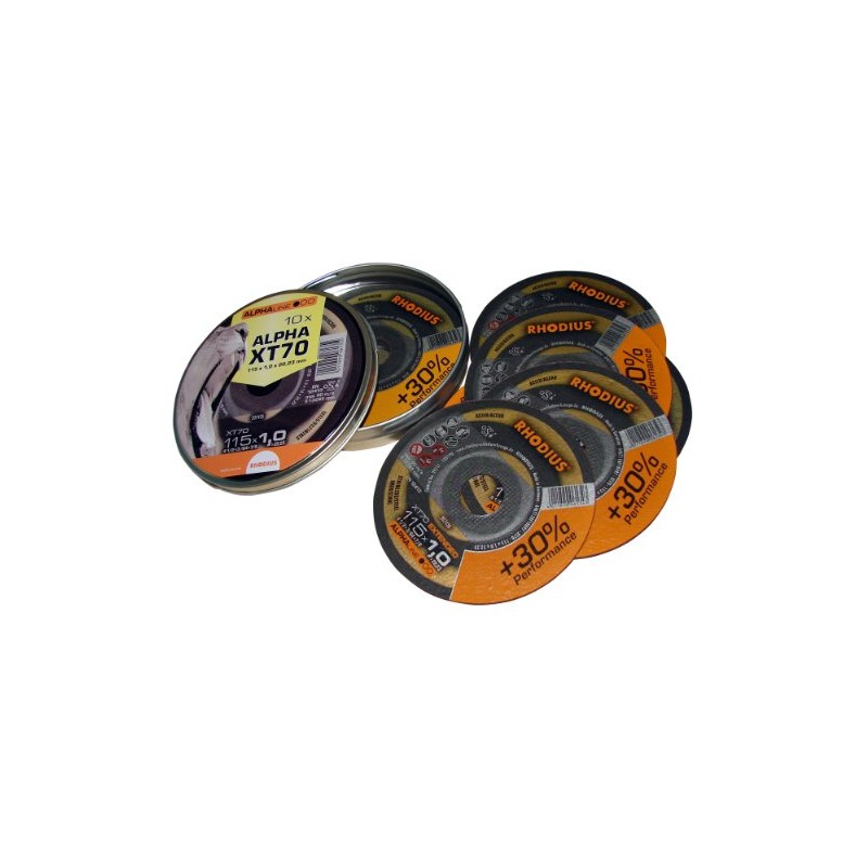 Rhodius XT70-115 INOX Discs (Pack of 10)