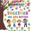 Pasimy Student Diversity Bulletin Board Sets Boho Classroom Decor Rainbow
