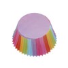 Pack of 100 Muffin Baking Moulds, Cupcake Wrapper, Rainbow Paper