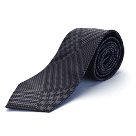 Michi Kolondon z-115 Father's Day Gift Necktie, Made in Japan, 100% Silk Brand, Necktie, gray