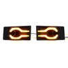 KITOCARTOP 3-in-1 LED Fog Light Bezel Fits Land Cruiser LC70