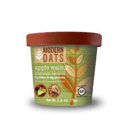 Modern Oats Apple Walnut Oatmeal, 2.6 Ounce (Pack of 12)