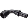 Black 90 Degree Socketless Push-On Hose End, -10 AN