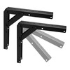 Sihnman Heavy Duty Adjustable Angle Bracket (2 pc) for Wall