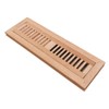 Homewell Red Oak Wood Floor Register, Flush Mount Vent Cover,