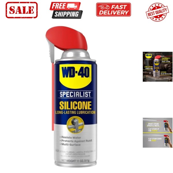 Unbranded Silicone Lubricant with SMART STRAW SPRAYS 2 WAYS, 11