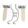Valance Curtain Rod Extender KIT ~ 1 Pair Brackets with