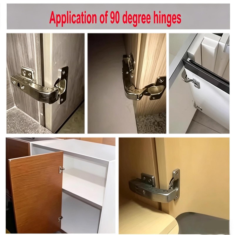 90 Degree Soft Close Cabinet Hinges, Detachable Blind Corner Kitchen