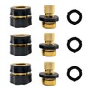 FECOVANTI 3/4 Inch Garden Hose Quick Connector Fittings-Male and Female