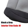 NLQR Front Driver Side Bottom Replacement Cloth Seat Cover Compatible