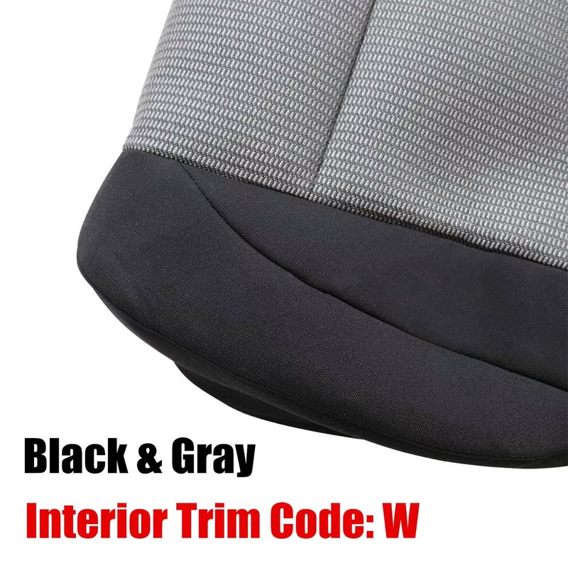 NLQR Front Driver Side Bottom Replacement Cloth Seat Cover Compatible