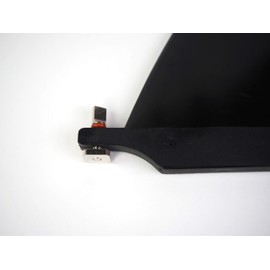 Eisbach Riders SUP Longboard Single Fin US Box - Stand Up Paddling Centre Fin with Screw - Hard and Inflatable Boards (6.5 Inches)