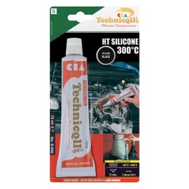 Technicqll Black High Temperature Silicone Adhesive Sealant 70Ml Heat Resistant 300'C