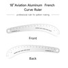 Kearing French Curve Ruler - 24 Inch Aluminum for Pattern