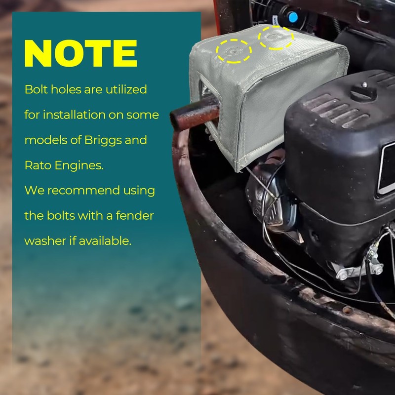 Muffler Blanket Fit For Chinese Mini Excavator Skid Steer Rato