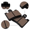 Cyleto Front and Rear Brake Pads for Suzuki AN400 AN