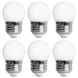 Feit Electric BP71/2S/W/LED/6 7.5-Watt EQ Non-DM E26 Base S11 Frost Specialty LED Light Bulb, 6-Pack, 2700k (Soft White)