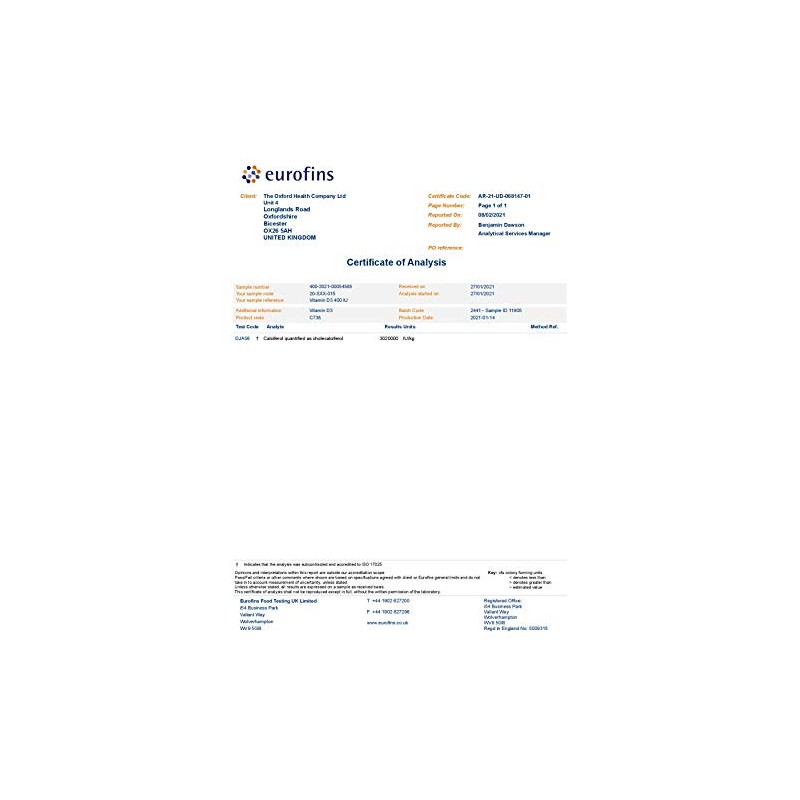 Vitamin D3 Tablets | 400 iu Supplement for Immune &